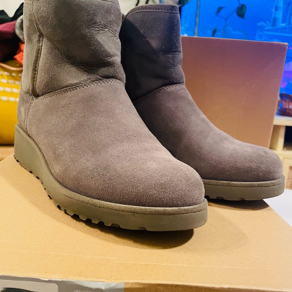 UGG boots with slight heel